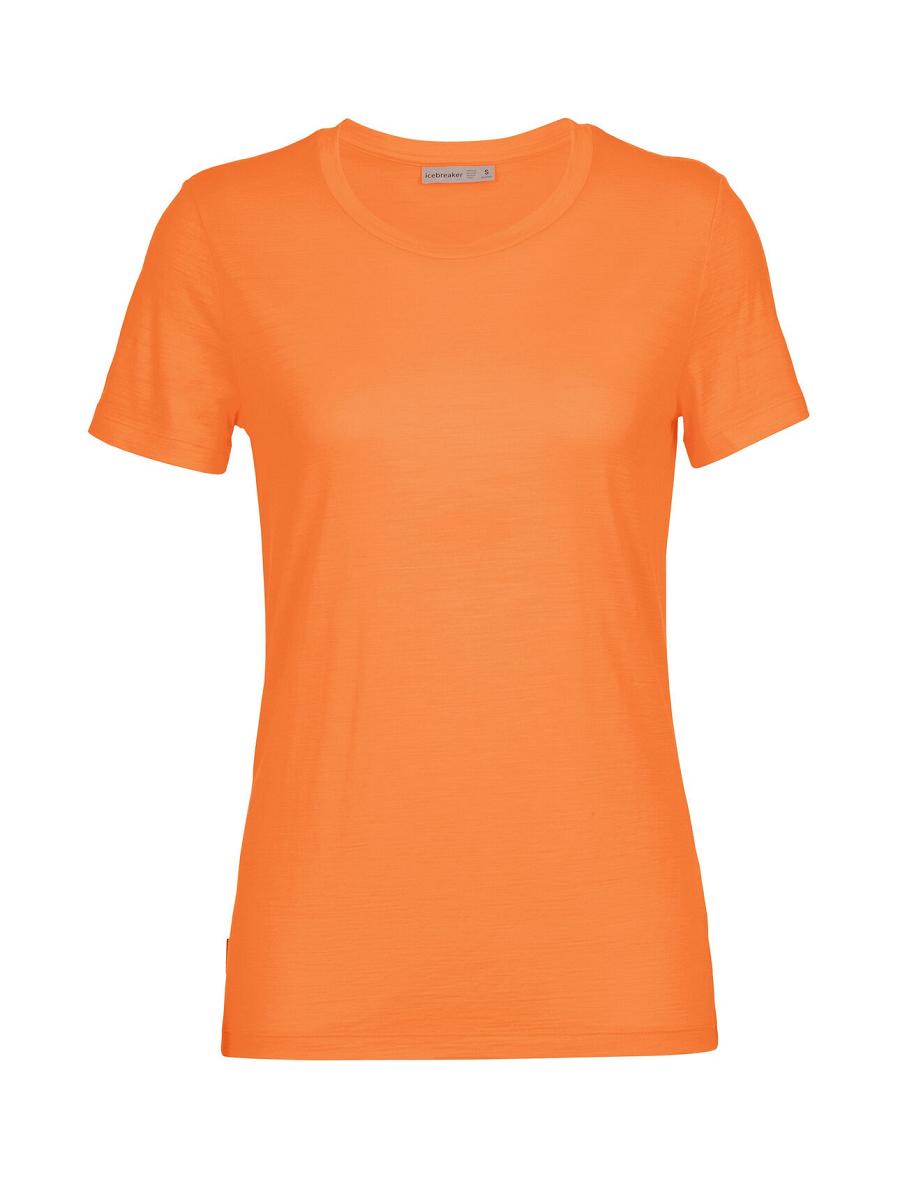 Flash Women's Icebreaker Merino Tech Lite II Short Sleeve T Shirts | USA 1575QMAZ